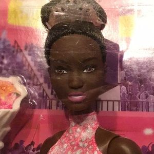 You can be anything Barbie ice skater